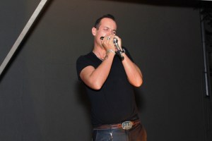 Dave Ferguson entertaining guests at the Movember launch in Johannesburg copy
