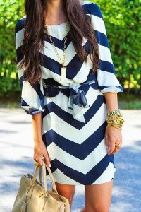 chevron dress