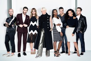 SO COSMO -- Season: 1 -- Pictured (l-r) -- James, Steven, Leah, Joanna, Tiffany, Diandra, Evan, Adam (Photo by: Ben Watts/E! Entertainment)